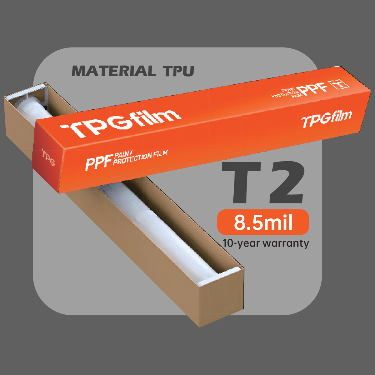 کاور TPU-PPF شفاف برند TPG | مدلT2